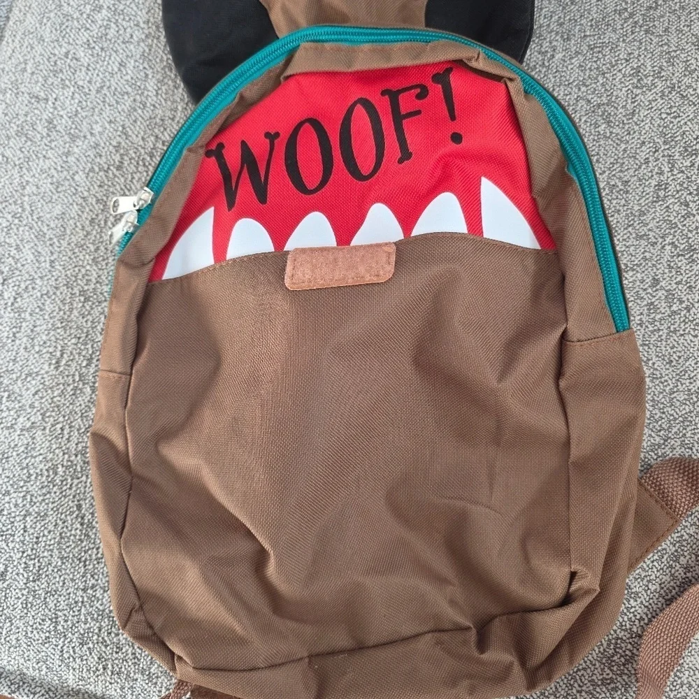 Lot of 2 Kids Small Backpacks - Dinosaur and Dog